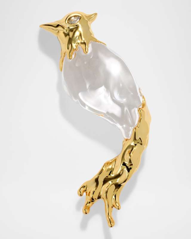 Liquid Lucite Cardinal Pin